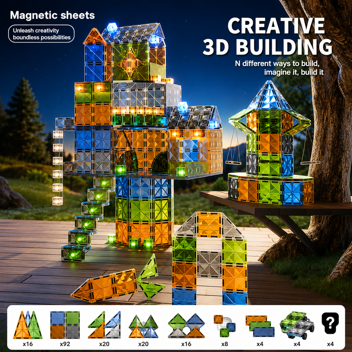 Premium Magnetic 3D Inovation Toy For Kids