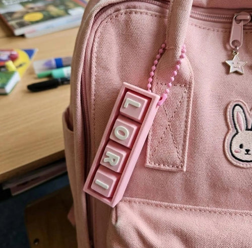 Customizable Keyboard Clicker Toy Keychain