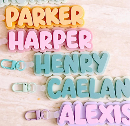 Personalized 3D Kids Name Tag